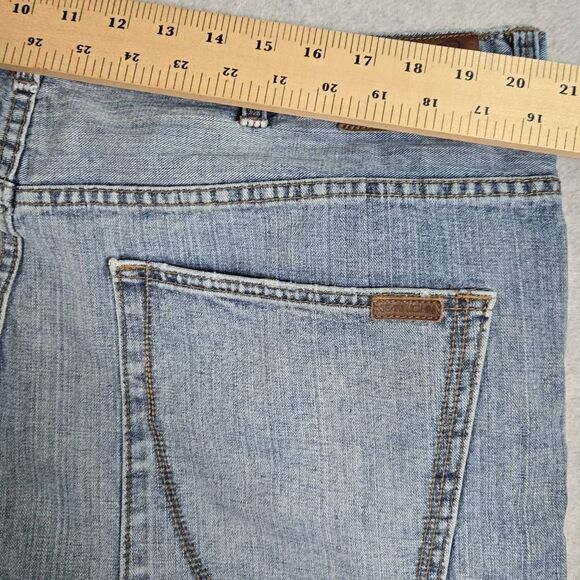 Y2K Sean John Jeans Mens 40x30 Blue Light Wash Garvey Wide Leg Baggy Distressed - Picture 7 of 11